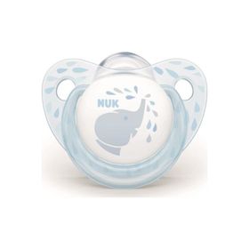 Nuk 6-18 Ay Silikon Uyku Emzik Baby Blue