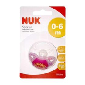 Nuk 6-18 Ay Special Silikon Emzik Pembe
