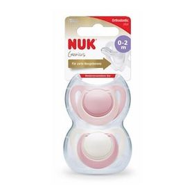 Nuk Genius Pembe 0-2 Ay Silikon Emzik