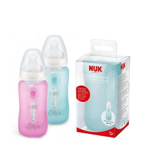 Nuk Pembe Silikon Biberon Kılıfı