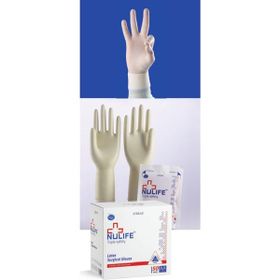 Nulife Steril Pudrasız No:7,0 Tekli Paket 50 Çift Cerrahi Eldiven