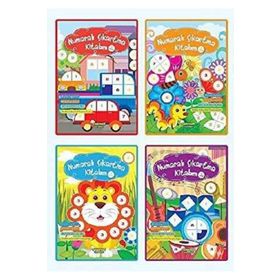 Numaraları Çıkartma Kitabım 4 Kitap Takım Kolektif Selimer Yayınları
