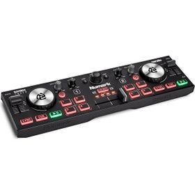 Numark DJ2GO2 Touch Yolculuk İçin Mini DJ – 2 panelli USB DJ Konsolu Ses Arayüzü ve Kapasiteli Jogwheels 4 Pad Modu Yazılım Dahil Kontrol Cihazı