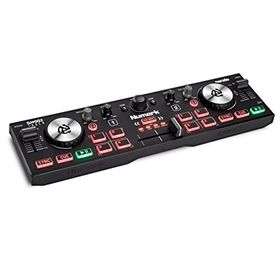 Numark DJ2GO2 Touch Yolculuk İçin Mini DJ – 2 panelli USB DJ Konsolu Ses Arayüzü ve Kapasiteli Jogwheels 4 Pad Modu Yazılım Dahil Kontrol Cihazı