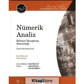 NÜMERİK ANALIZ BILIMSEL HESAPLAMA MATEMATİĞİ - DAVID KINCAID;WARD CHENEY