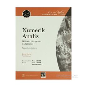 NÜMERİK ANALIZ BILIMSEL HESAPLAMA MATEMATİĞİ - DAVID KINCAID;WARD CHENEY