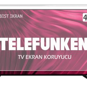 Nunamax 0729555851614 Telefunken 43 Inch 107-108 Ekran Televizyon Ekran Koruyucu