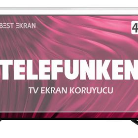Nunamax 0729555851614 Telefunken 43 Inch 107-108 Ekran Televizyon Ekran Koruyucu