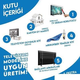 Nunamax Arçelik A48LB6536 Nano 3 mm Kırılmaz TV Ekran Koruyucu