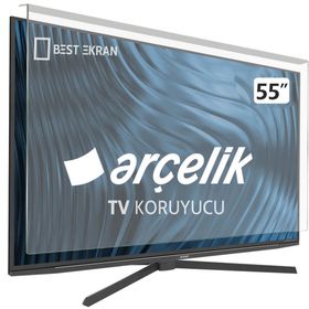 Nunamax Arçelik TVEK3A55L98805S A55L 98805S Kırılmaz Uyumlu TV Ekran Koruyucu