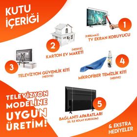 Nunamax Beko B40LW6436 Nano 3mm Kırılmaz TV Ekran Koruyucu