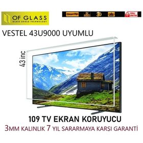Nunamax Vestel 43U9000 Uyumlu TV Ekran Koruyucu