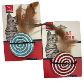 Nunbell Daire Şekilli Naturel Kedi Oyuncağı