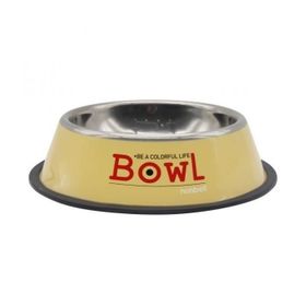 Nunbell Renkli 22 cm Çelik Mama Kabı
