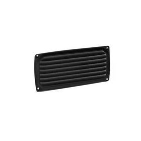 Nuova Rade 100x200 mm Siyah Havalandırma Kapağı