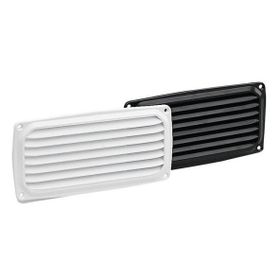 Nuova Rade 100x200 mm Siyah Havalandırma Kapağı