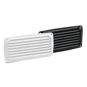 Nuova Rade 100x200 mm Siyah Havalandırma Kapağı
