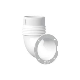 Nuova Rade 90 Derece Dirsekli 76 mm Havalandırma Çıkış Adaptörü