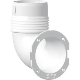Nuova Rade 90 Derece Dirsekli 76 mm Havalandırma Çıkış Adaptörü