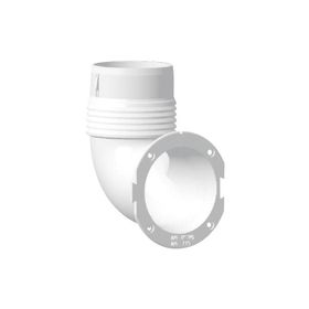 Nuova Rade 90 Derece Dirsekli 76 mm Havalandırma Çıkış Adaptörü