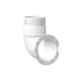Nuova Rade 90 Derece Dirsekli 76 mm Havalandırma Çıkış Adaptörü