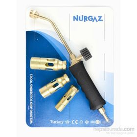 Nurgaz 17 mm Pirinç Başlıklı Propan Tav ve Kaynak Takımı