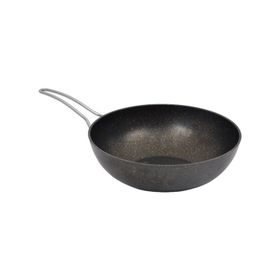 Nurgaz 28 cm Granit Döküm Wok Kamp Tavası