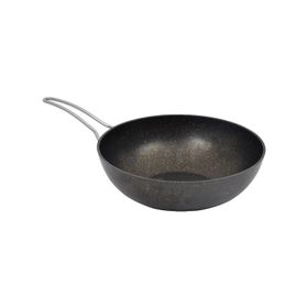Nurgaz 28 cm Granit Döküm Wok Kamp Tavası