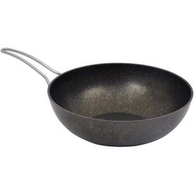 Nurgaz 28 cm Granit Döküm Wok Kamp Tavası