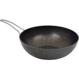 Nurgaz 28 cm Granit Döküm Wok Kamp Tavası