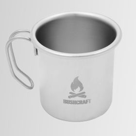 Nurgaz 300 ml Paslanmaz Çelik Kupa Kamp Bardak