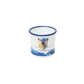 Nurgaz Campout Emaye Beyaz Bear Kupa