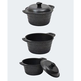 Nurgaz Campout Granit Döküm 24 cm Kamp Tenceresi