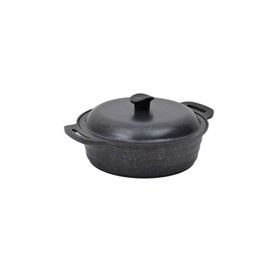Nurgaz Campout Granit Döküm 28 cm Kamp Tenceresi
