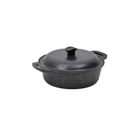 Nurgaz Campout Granit Döküm 28 cm Kamp Tenceresi