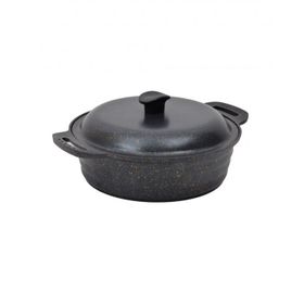 Nurgaz Campout Granit Döküm 28 cm Kamp Tenceresi