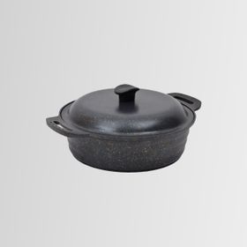 Nurgaz Campout Granit Döküm 28 cm Kamp Tenceresi
