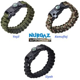Nurgaz Campout Magnezyumlu Pusulalı Paracord