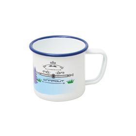 Nurgaz Campout NG194 Emaye Beyaz Çadır Kupa