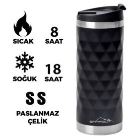 Nurgaz Campout Siyah Çay Kahve Termosu