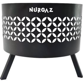 Nurgaz Campout Yıldız Desenli Orman Şöminesi