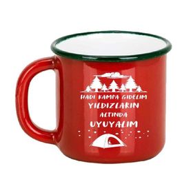 Nurgaz NG 194 Emaye Kırmızı Kupa