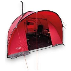 Nurgaz NG C019 Campout Family Maxi Su Geçirmez 4-5 Kişilik Çantalı Kırmızı Kamp Çadır