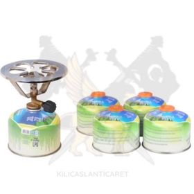 Nurgaz Pergamon Kamp Ocak + 4x230 g Yedek Kartuş