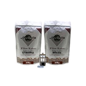 Nuri Toplar 250 gr Ethiopia ve Brazil Yöresel Filtre Kahve