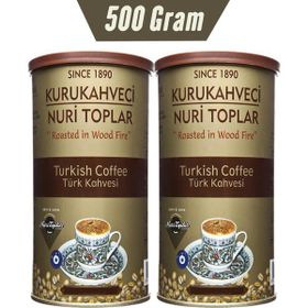 Nuri Toplar 250gr Kuru Kahve Yuvarlak Teneke Kutuda Türk Kahvesi