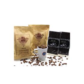 Nuri Toplar 500 gr Türk Kahvesi + 2x100 gr Bitter Çikolata