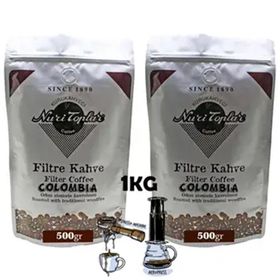 Nuri Toplar Filtre Kahve Colombia Supremo 1000 gr