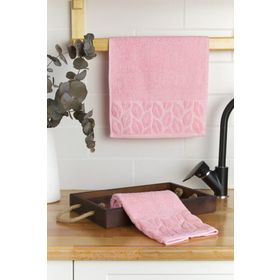 Nurpak Hazal 2'li 30x50 cm Pembe Mutfak Havlusu