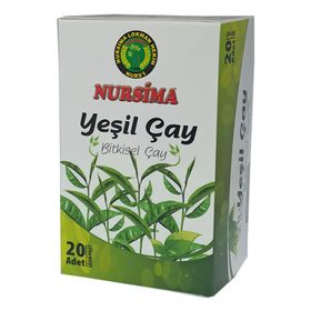 Nursima Yeşil Çay Bitkisel Çay 20'li Süzen Poşet